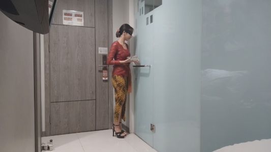 Video Viral Kebaya Merah Pasrah Diewe